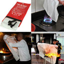 Fire Blanket 1m*1m Fire Blanket Fiber Glass House Caravan Camper G0D7 V6D5