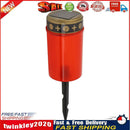 Solar Power Grave Lawn Light Flameless Electronic LED Candle Lamp (Red) Newly