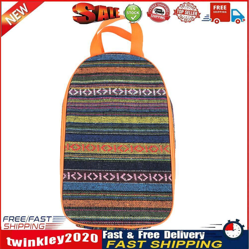 Outdoor Camping Cookware Storage Bags Travel BBQ Picnic Pouch (Ethnic) Newly