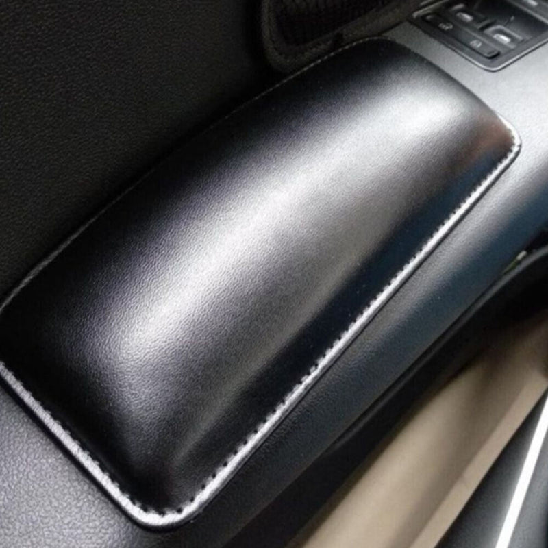 2*Universal Car Knee Leg Elbow Cushion Pad Car Armrest Pads Leather Knee Cushion