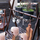 4pcs Outdoor PU Leather Hooks Camping Hiking Tripod Clothes Storage Hanger