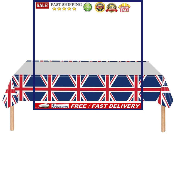 United Kingdom Flag British Party Supplies UK Flags Paper Plates Tablecloth