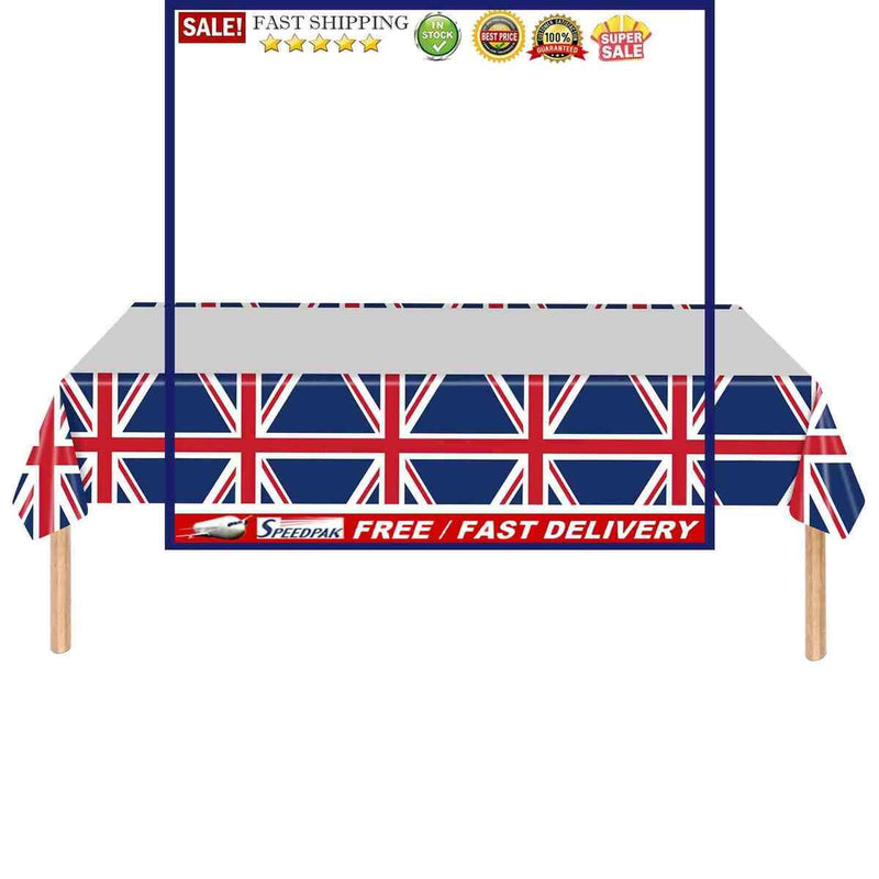 United Kingdom Flag British Party Supplies UK Flags Paper Plates Tablecloth