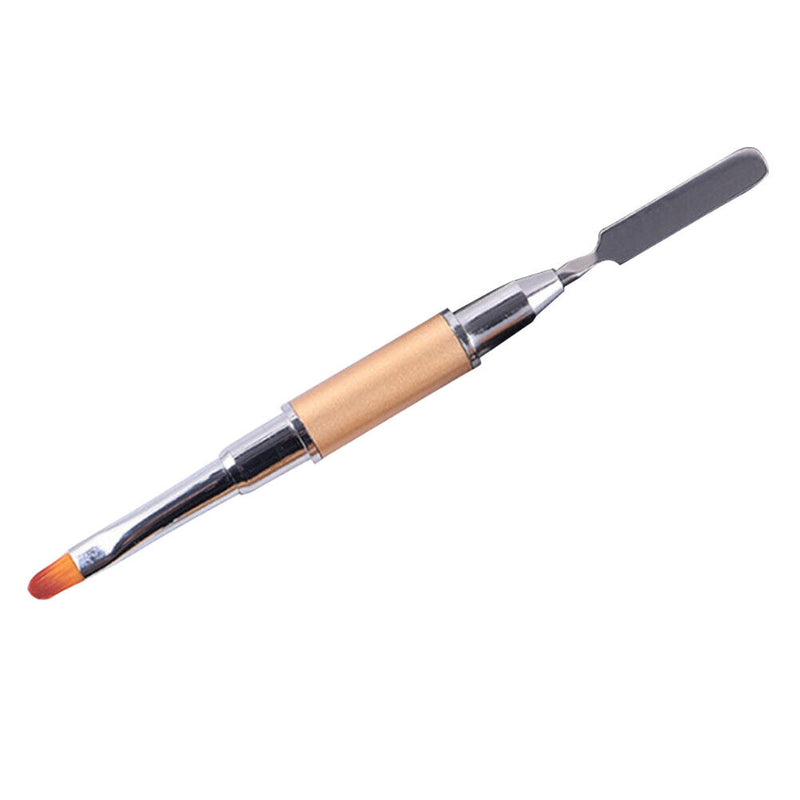Double-Ended Nail Pen Poly Nail Gel Flower Brush Picker Manicure Tools 2 in