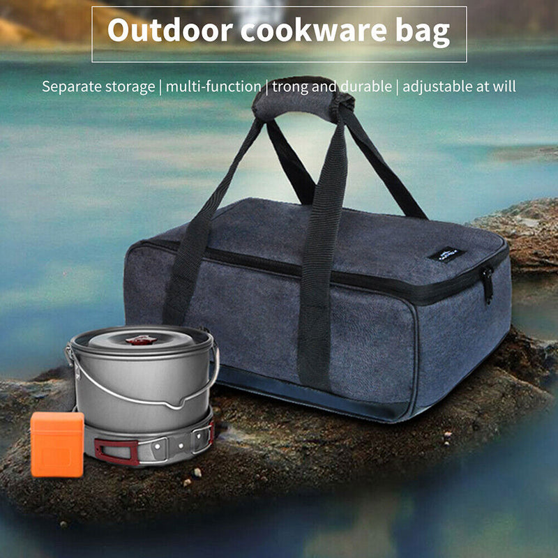 Portable Picnic Cutlery Pack Anti-collision for Outdoor Travel Barbecue Climbing