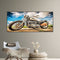 Motorcycle Oil Paint By Numbers DIY Handpainted on Canvas Wall Picture Unfr