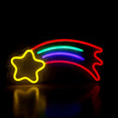 USB Powered Neon Sign Light Acrylic LED Wall Hanging Lamp Decor (Meteor) Newly