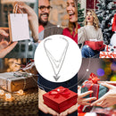 Fashion Multilayer Turquoise Western Style Feather Arrow Triangle Necklace Gift