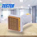 Square LED Digital Voltmeter Ammeter Hertz Meter Signal Lights Voltage Meter