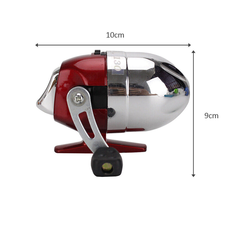 Speed Ratio 3.1/1 Closed Bow Fishing Reel Spincast Freshwater Fly Fishing Reels