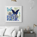 5D DIY Butterflies Full Round Drill Diamond Painting Kit Craft Home Wall Deco