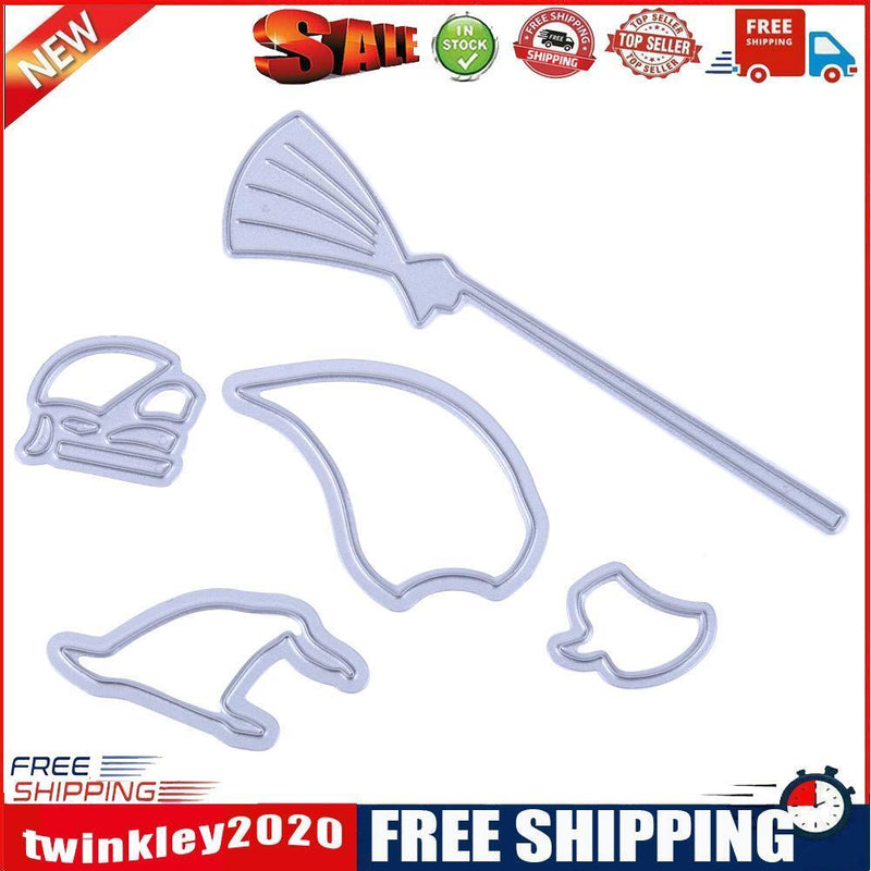 Witch DIY Metal Stencil Scrapbook Craft Embroidery Cutting Die-161940
