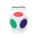 For TRPG DND Iidescent Glitter 16mm Game Accessory Dices Dice Set Six Sided