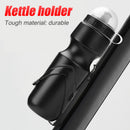 MTB Water Bottle Holder Road Bicycle Kettle Holder Fiberglass Cage (Black) Newly