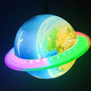 Planet Pendant Light Earth Ball Space Living Room Decor Hanging Lamp (A)