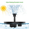 Solar Water Fountain Pool Pond Waterfall Outdoor Garden Bird Bath Decor