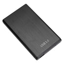 USB 3.0 Hard Disk Case External Enclosure Box for 2.5 inch HDD SSD (Black)