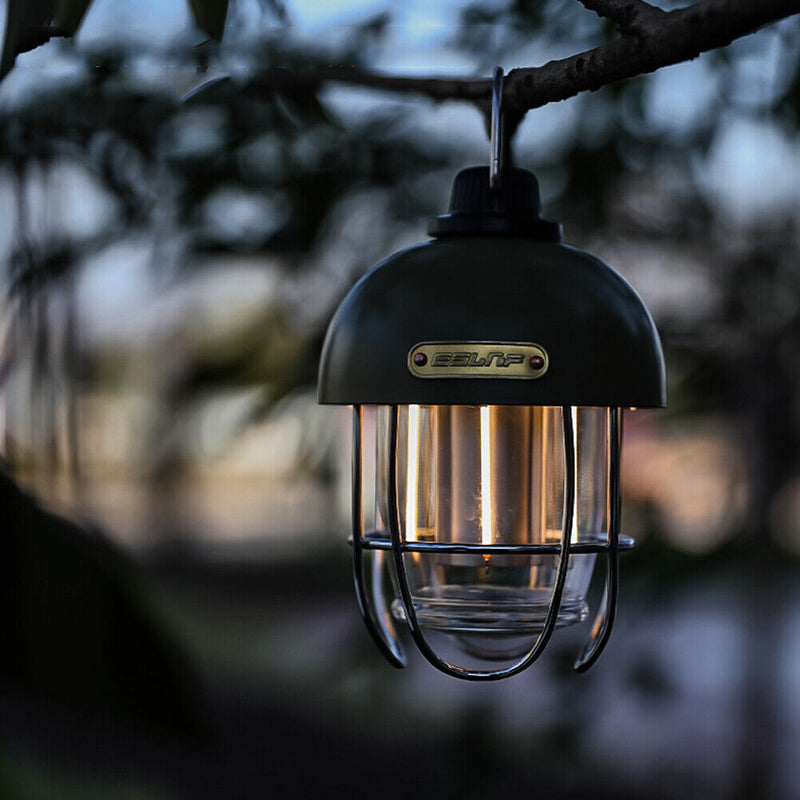 Mini Hanging USB Camping Lantern Stepless Dimming for Garden Decoration