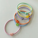 Hair Accessories Headwear Ponytail Holders Heart Hair Tie Hair Rope Candy Color