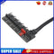 5 Ports PC Cooling Fan Hub Splitter Speed Controller for 4 Pin PWM Fan
