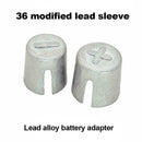 1 pair Car Battery Terminal Post Adaptors Positive Shim Negative Sleeves