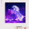 5D DIY Full Round Drill Diamond Paint Light Horse Mosaic Rhinestone Drawing