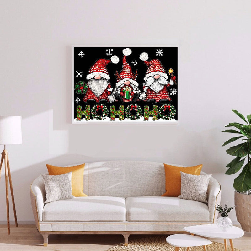 #A 5D DIY Full Round Drill Diamond Painting Santa Claus Home Decoration Art Craf