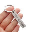 Lovers Present Jewelry I Love You 3000 Keyring Car Pendant Key Ring Keyfob