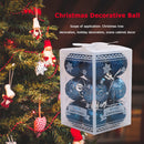 12pcs Christmas Decorative Ball Set Tree Pendant Balls Ornaments (Blue) Newly