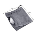 Microfiber Golf Ball Cleaning Towel Golf Club Wiping Cloth Cleaner (Grey)