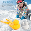 Duck Shaped Snowball Clip Ball Maker Snow Mold Children Kid Outdoor Sports