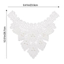 Lace Fabric Applique Embroidery Embroidered Lace Collar Neckline Accessories