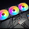COOLMOON ARGB Cooling Fan Temperature Control 5V Computer Cooler RGB Case Fan