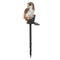 5pcs Solar Power LED Waterproof Garden Landscape Owl Lawn Ligh(Light Brown)