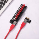 009S Plus 3A USB 3.0 PCI Express Riser Card PCI-E 1X to 16X Extender Adapter