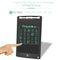 8.5in LCD Digital Writing Tablet Portable Drawing Board (Monochrome Black)