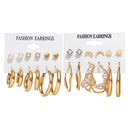 Earrings For Women Geometric Earrings Jewelry Drop Earrings Set Zircon Earring
