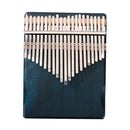 21 Keys Kalimba Musical Instrument Mahogany Wood Thumb Finger Piano (Blue) Newly
