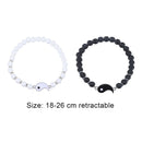 Yin Yang Paired Charms Fashion Couple Bracelets Best Friends Tai Chi Beaded