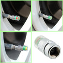 4 Pcs Car Auto Tire Monitor Valve Dust Cap Pressure Indicator Sensor Eye