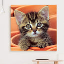 Handmade Cute Cat 5D DIY Full Round Drill Drawing Kit Diamond Painting Kits