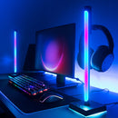 2pcs RGB LED Rhythm Strip Light Kits Voice-Activated Decor Music Lamp Bar Newly