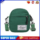 Fashion Women Canvas Patchwork Crossbody Bag Casual Mini Handbags (Green)