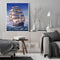 Oil Paint By Numbers Picture DIY Drawing Painting Abstract Boat Art Crafts
