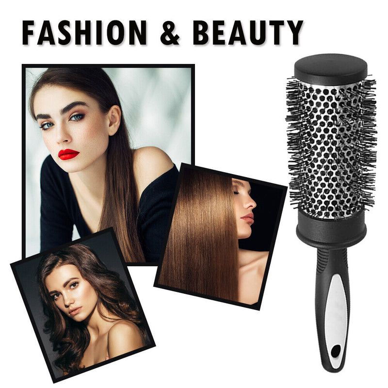 Nylon Hair Roll Comb Cylinder Curly Hair Rolling Comb Hair Styling Tool (M)