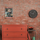 Sitting on Motorcycle Retro Metal Plate Tin Sign Plaque for Bar Pub Club