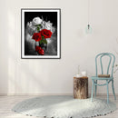 5D DIY Valentines Day Love Rose Full Round Drill Mosaic Diamond Painting Deco