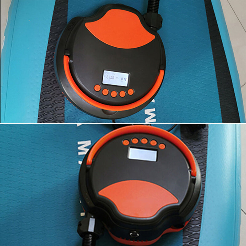 110W Air Pump High Pressure Stand Up Paddle Board Inflatable Pump with LED