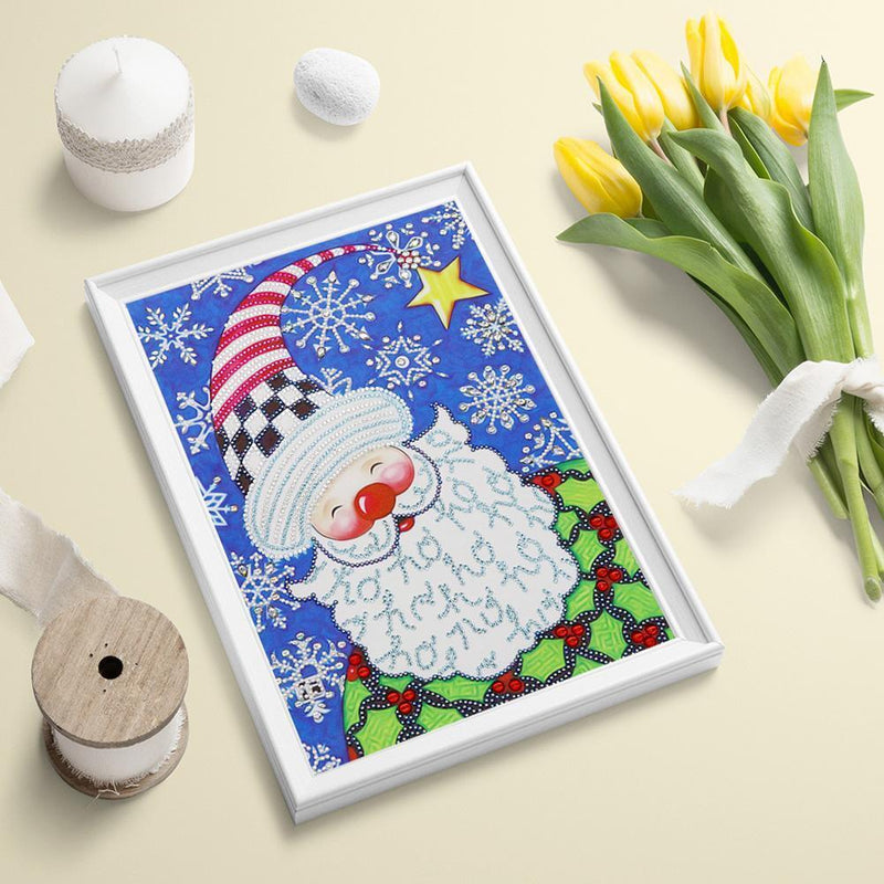 5D DIY Special Shaped Diamond Painting Santa Claus Cross Stitch Kits Needlework