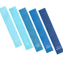 5x Sport Resistance Bands Elastic Fitness Pilates Pull Rope (Gradient Blue)